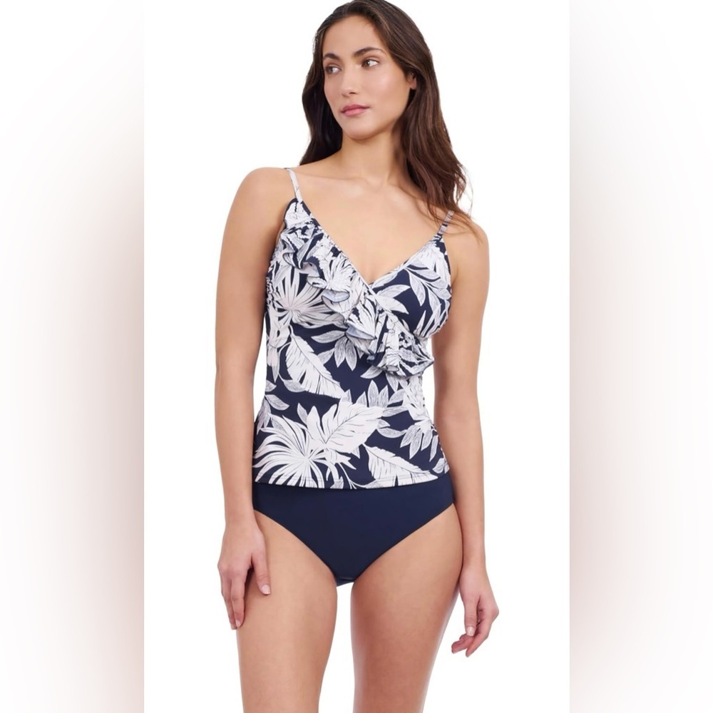 Profile by Gottex Malaya Women’s Tropical Print Tankini Swim Top